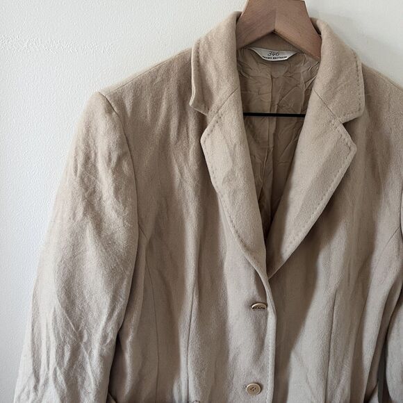 Brooks Brothers Women's Warm Lined Blazer Camel Tan Brown - Medium - Picture 3 of 5